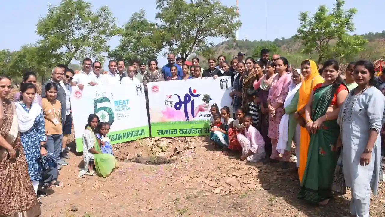 कलेक्टर, डीएफओ, सीईओ ने नगरवन देवडुंगरी में 351 फलदार पौधे रोपित किए