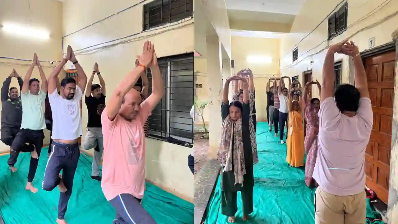 योग केवल शरीर ही नहीं मन, विचार एवं आत्मा को भी संतुलित करता है :- सभापति गुर्जर जिले भर में योग दिवस पर हुए कार्यक्रम।