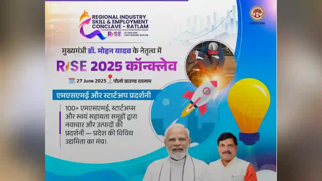 रतलाम में रीजनल इंडस्ट्रिज स्किल्‍ड एण्‍ड एम्‍पलॉयमेंट कॉन्‍क्‍लेव 27 जून को 