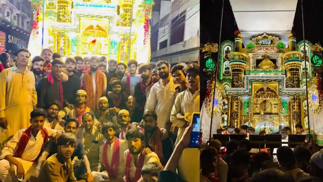 मंदसौर में अक़ीदत के साथ मनाया गया मोहर्रम,ताज़ियों के जुलूस में शामिल हुए अज़ादारों के क़दम
