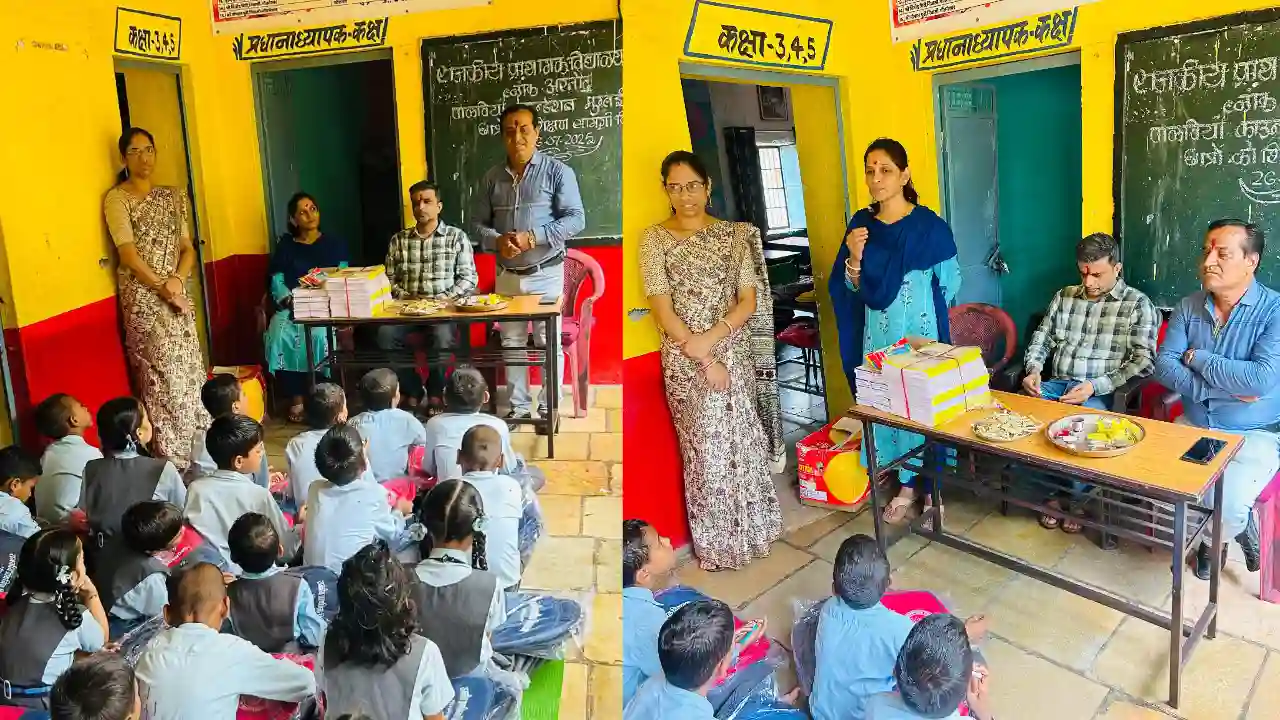 पालवीया फाउंडेशन की ओर से बच्चो को बैग एवम स्टेशनरी वितरित