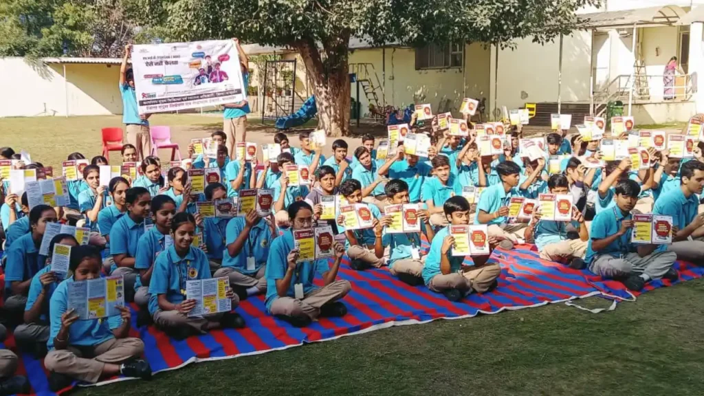 एचआईवी संक्रमण की रोकथाम हेतु विद्यार्थियों को दी गई जानकारी