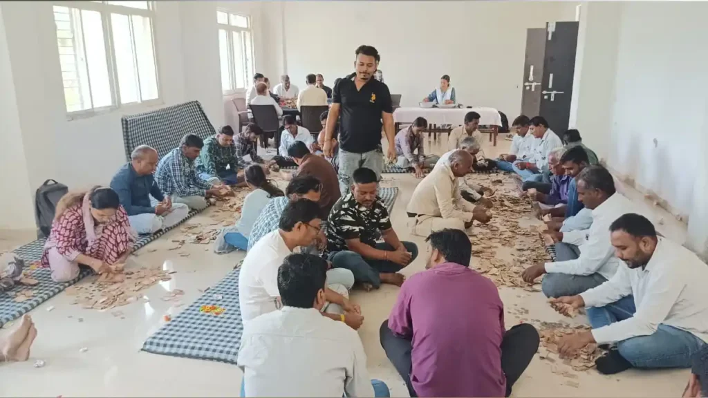 एक माह में भादवामाता की दानपेटी से निकली 20 लाख की दान राशि चांदी भी मिली