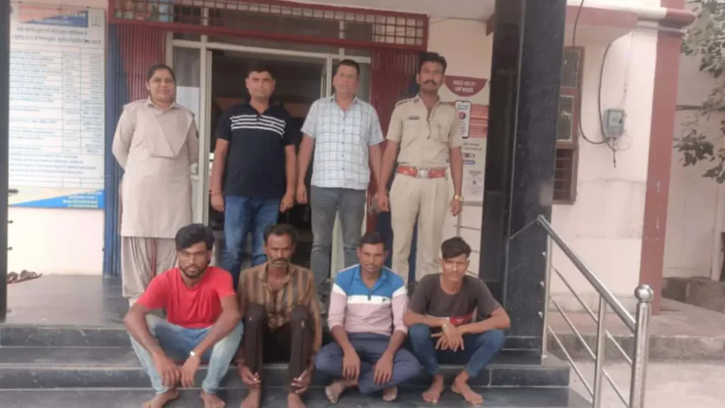 ऑपरेशन सुदर्शन चक्र के तहत थाना घण्टाली की कार्यवाही लम्बे समय से फरार 05 स्थाई वारण्टीयो को किया गिरफ्तार