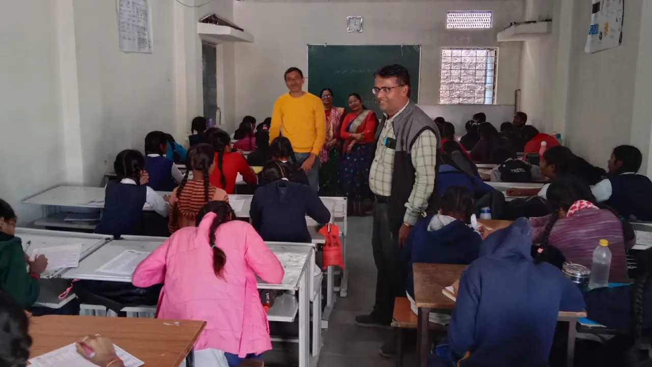 भारतीय संस्कृति ज्ञान परीक्षा में बड़ चढ़कर बच्चों ने भाग लिया