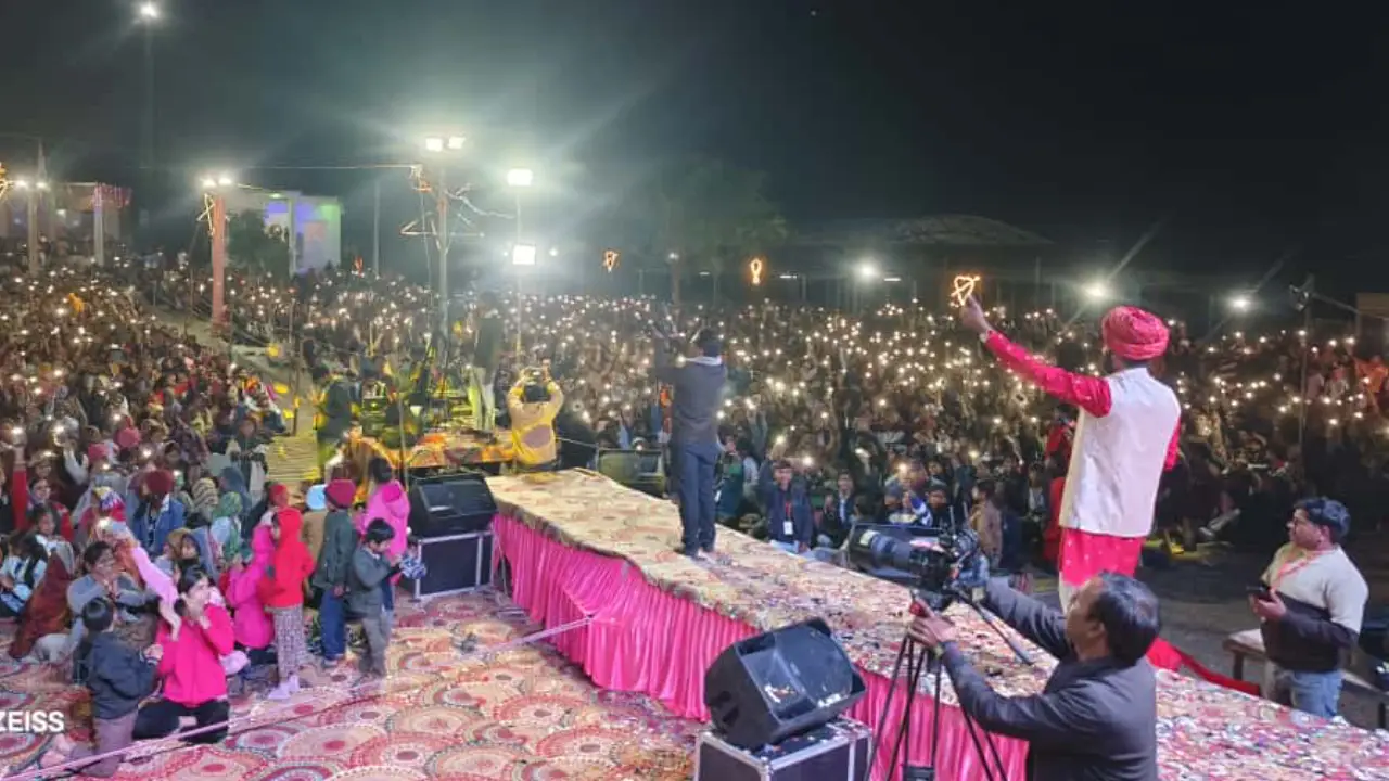 सामिया धाम बालाजी महाराज मंदिर पर हुई ऐतिहासिक भजन संध्या