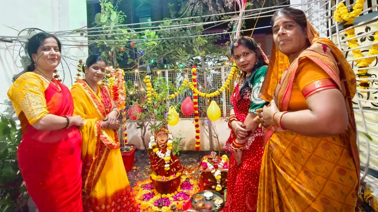 अग्रसेन नगर में देवउठनी एकादशी पर तुलसी विवाह उत्सव मनाया