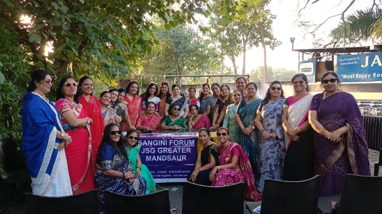 जैन सोशल ग्रुप ग्रेटर संगिनी का दिवाली मिलन समारोह संपन्न 