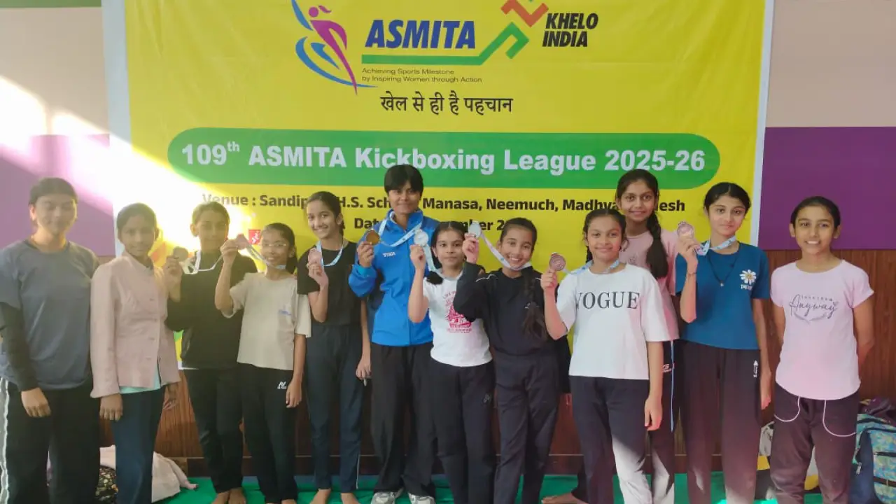 मंदसौर के खिलाड़ीयों ने किकबॉक्सिंग प्रतियोगिता में बाजी मारी