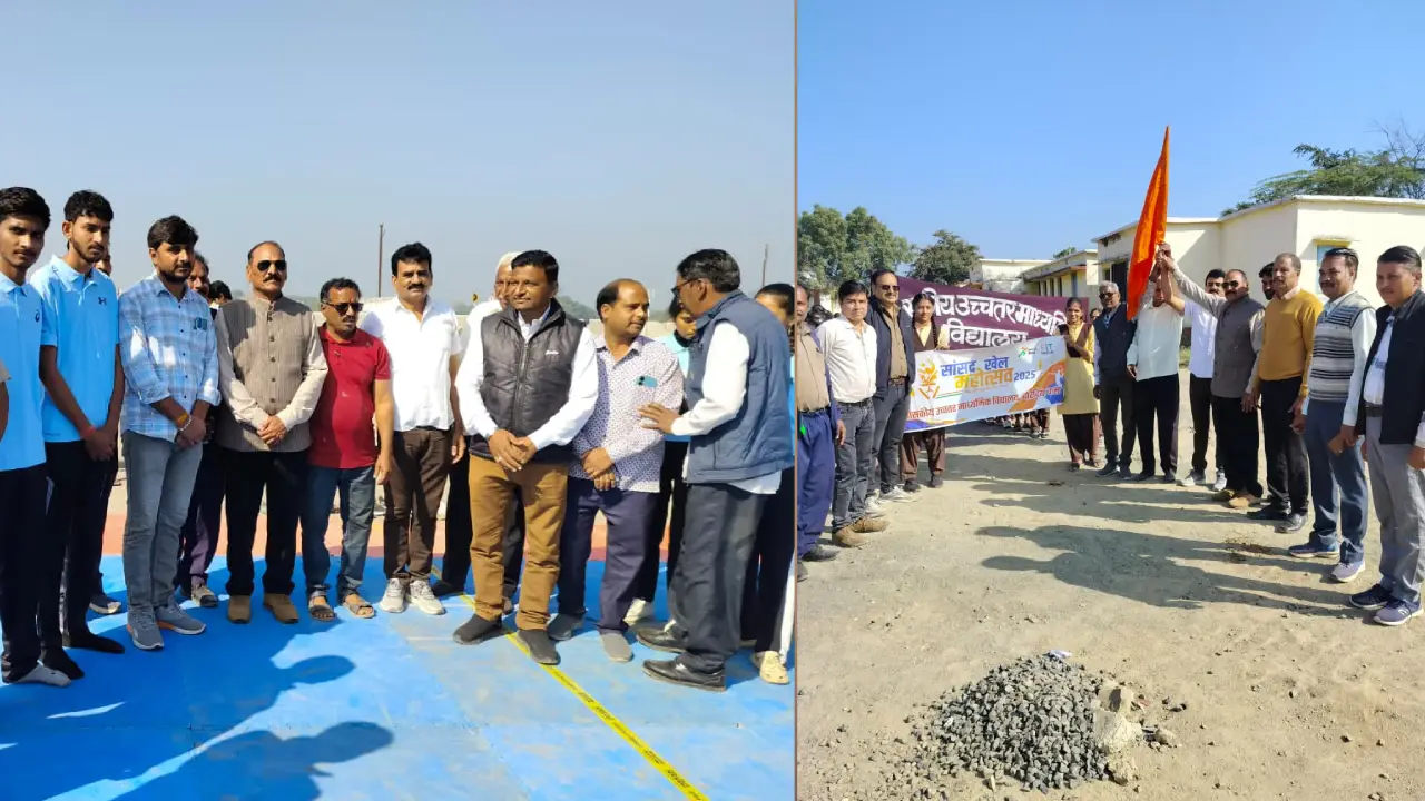 पालसोडा में सांसद खेल महोत्सव का शुभारंभ, जिला पंचायत अध्यक्ष श्री सज्जन सिंह चौहान शिवाजी ने दिखाई हरी झंडी