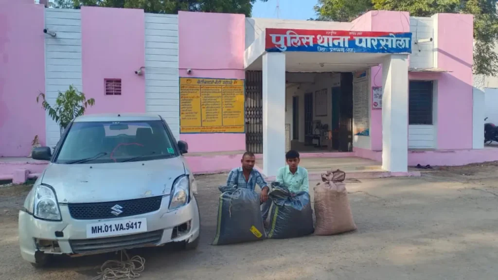 ऑपरेशन चक्रव्युह के तहत थाना पारसोला की कार्यवाही 45.420 किलोग्राम अवैध डोडाचूरा जब्त कर 02 अभियुक्तो को किया गिरफ्तार परिवहन में प्रयुक्त कार को किया जब्त