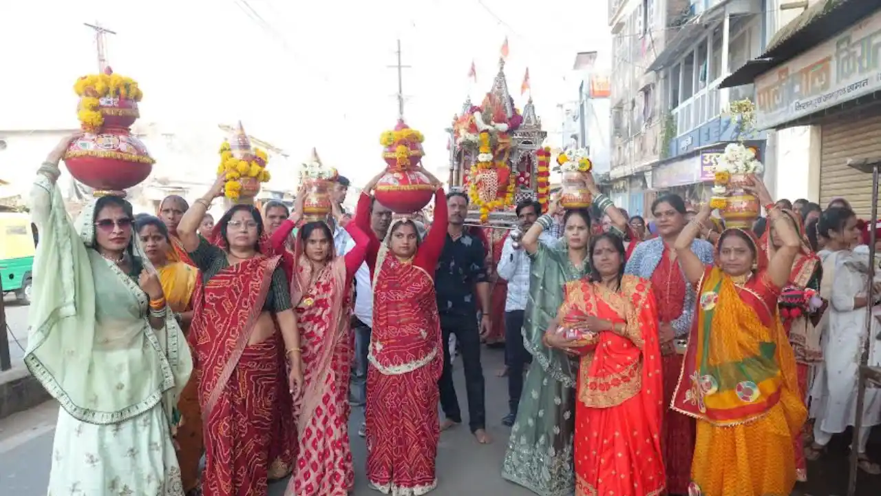 श्री तीन छत्री बालाजी धाम में पर चल रहा श्री तुलसी-शालिग्राम विवाह महोत्सव