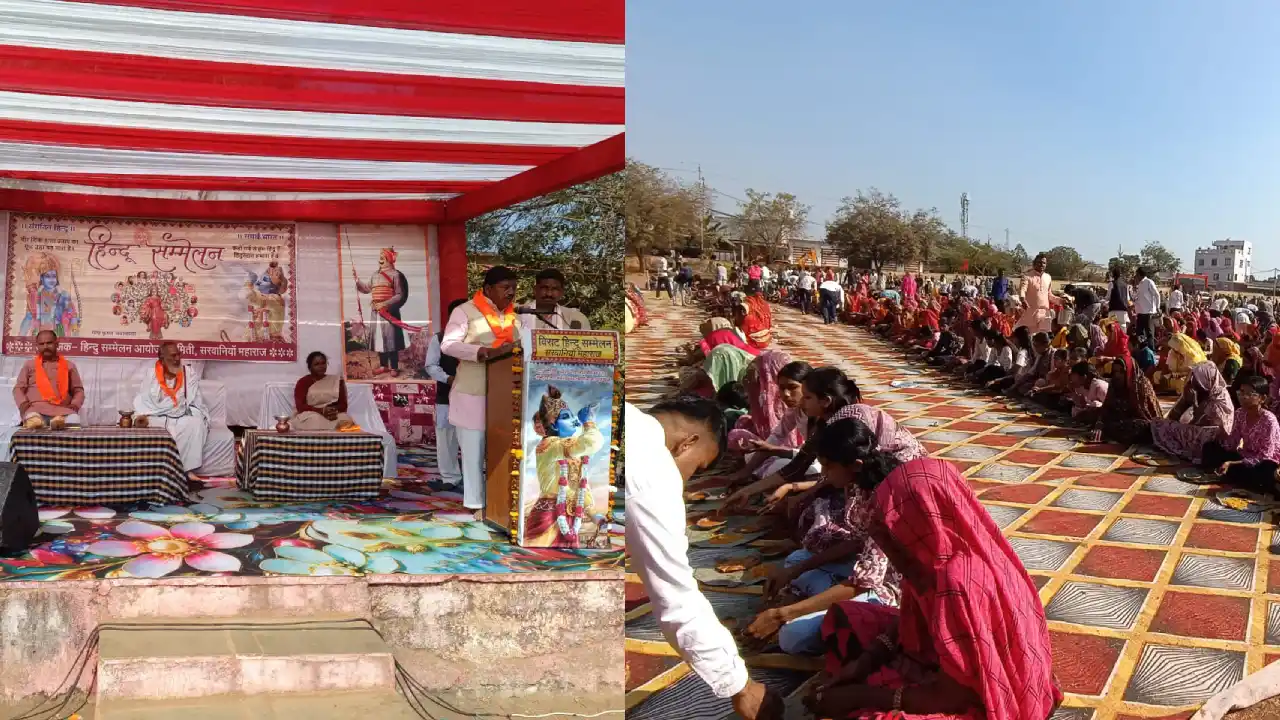 सरवानिया महाराज में सर्व हिंदू समाज की ऐतिहासिक एकजुटता, विशाल हिंदू सम्मेलन में उमड़ा अपार जनसैलाब, नगर बना भगवामय