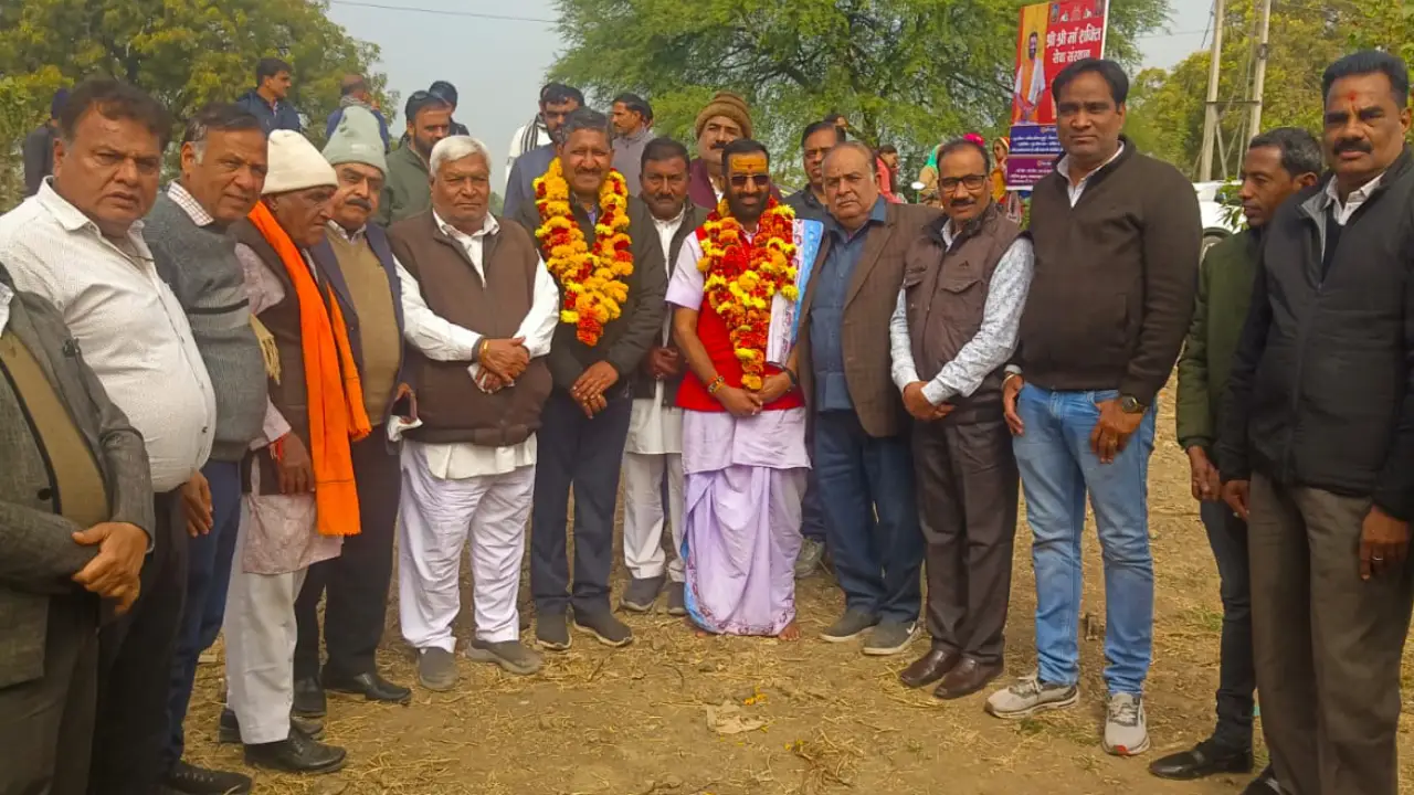 श्री श्री मां शक्ति सेवा संस्थान में सम्मान समारोह आयोजित, पंडित गोपाल कृष्ण शास्त्री का हुआ भव्य अभिनंदन