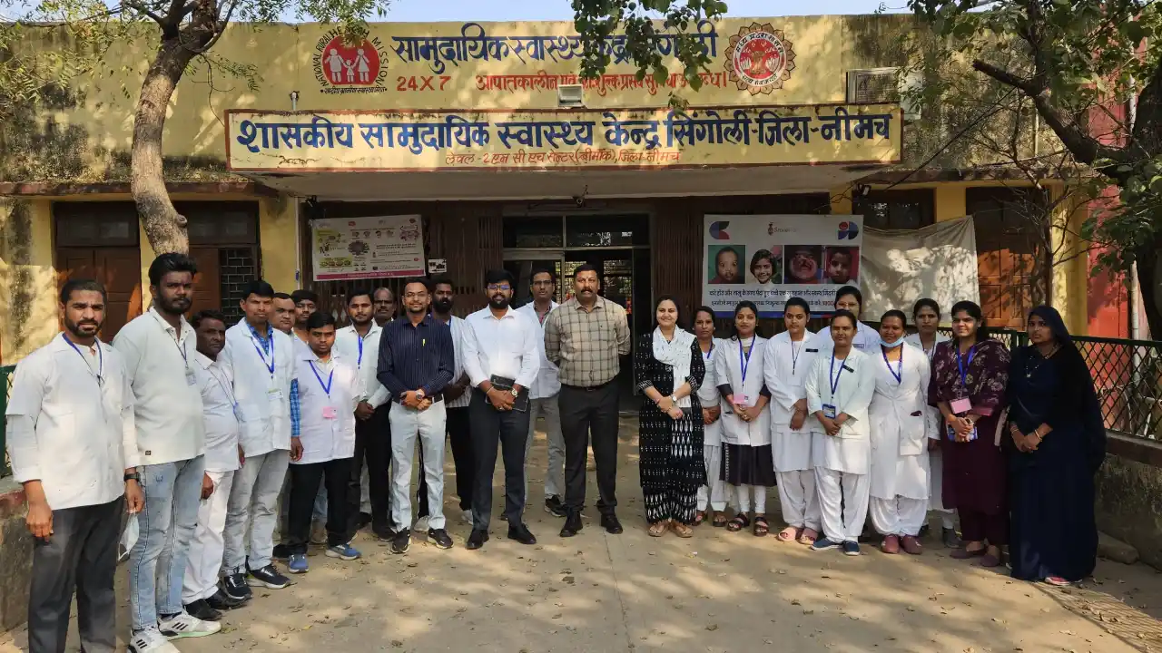 संस्था में हुआ स्टेट कायाकल्प निरीक्षण