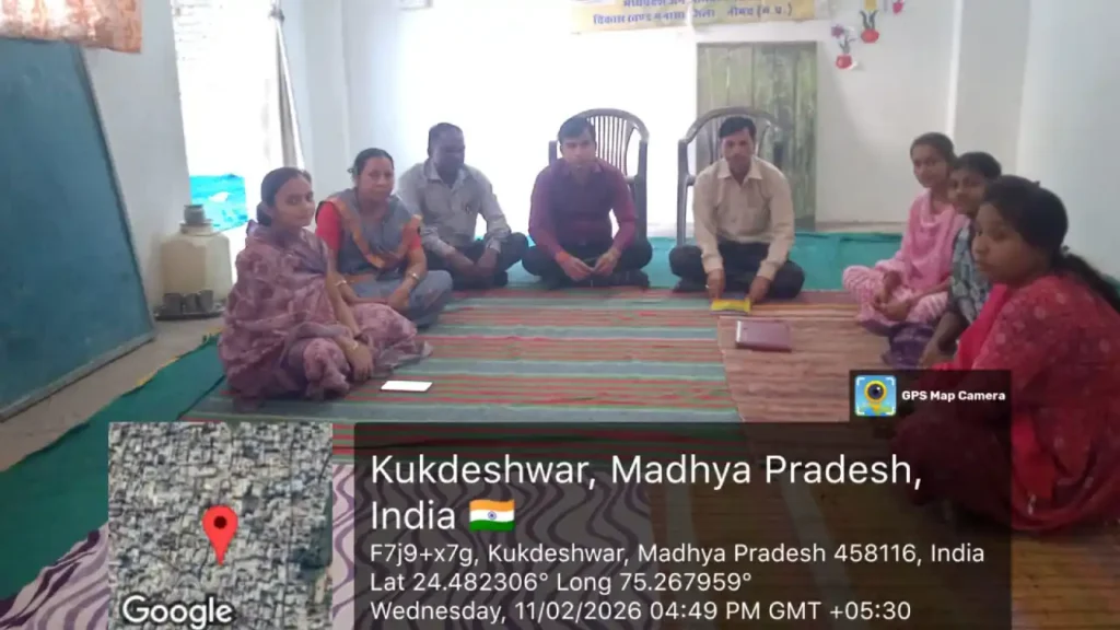 मध्य प्रदेश जन अभियान परिषद कुकड़ेश्वर सेक्टर की बैठक संपन्न