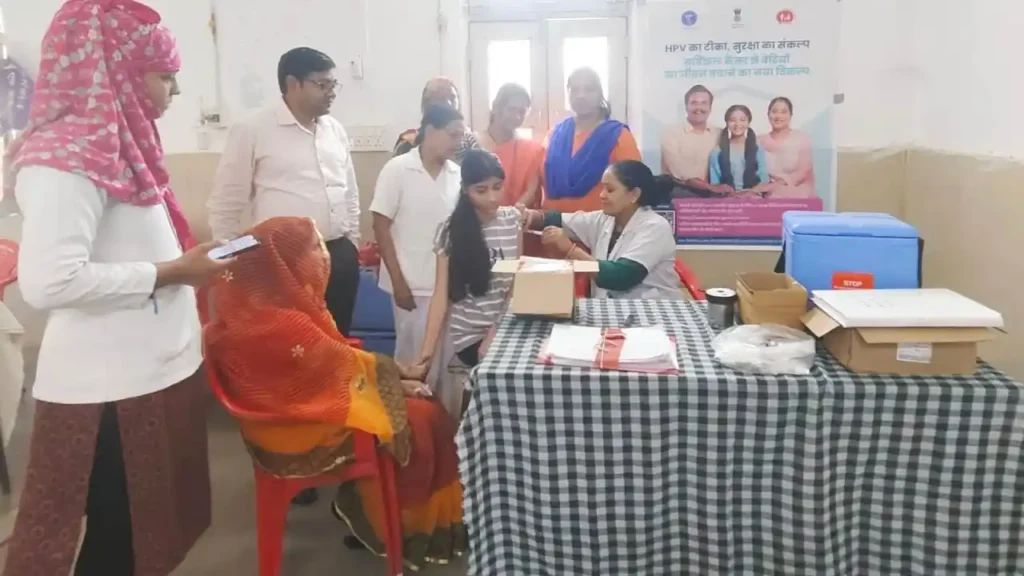 सर्विकल कैंसर से बचाव के लिये राष्‍ट्रव्‍यापी टीकाकरण अभियान का शुभारंभ 