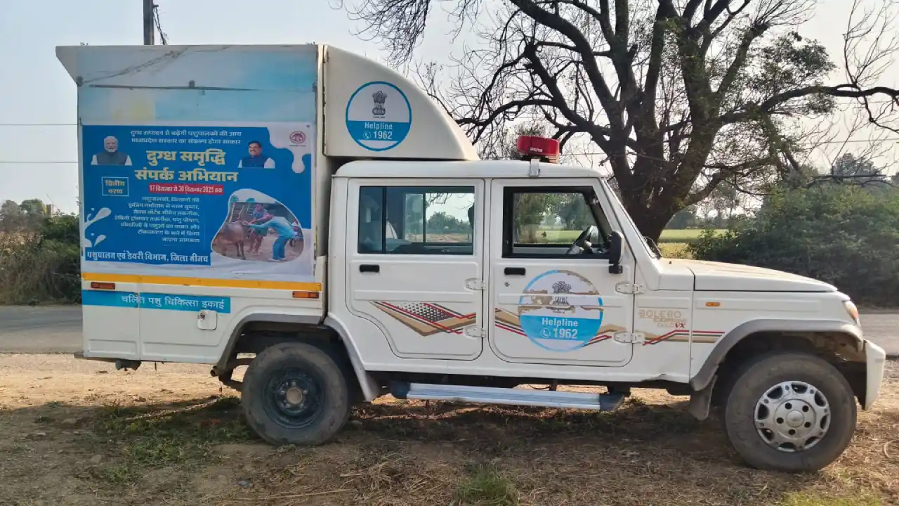 पशुपालक घर बैठे अपने पशुओं उपचार करवाएं- 1962 पशु संजीवनी सेवाओं का ले लाभ 