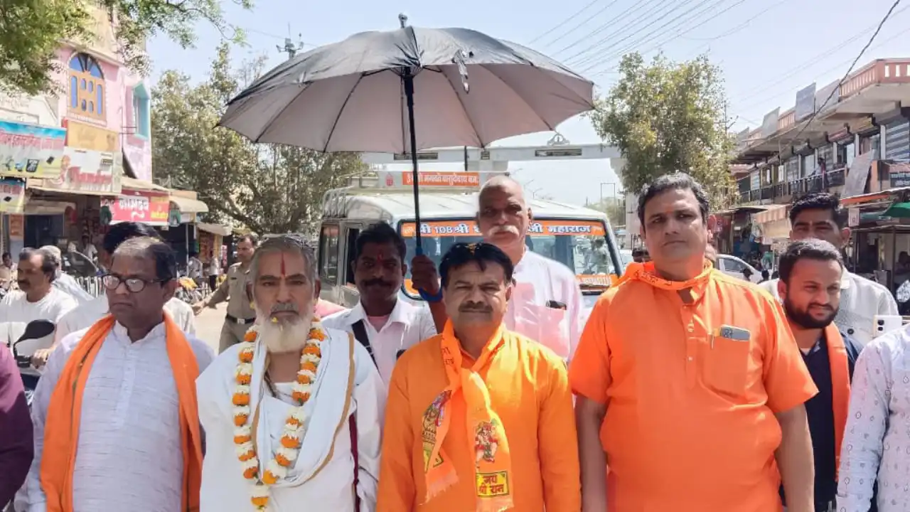 कुकड़ेश्वर में सामाजिक समरसता संत यात्रा का भव्य स्वागत, हिंदू एकता का दिया संदेश