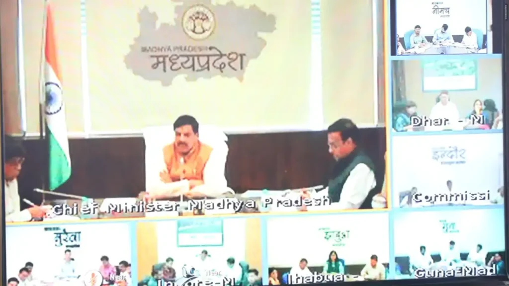 मुख्‍यमंत्री डॉ.मोहन यादव ने वीडियों कांफ्रेंसिंग के माध्‍यम से की जल गंगा संवर्धन अभियान 2026 की तैयारियों की समीक्षा