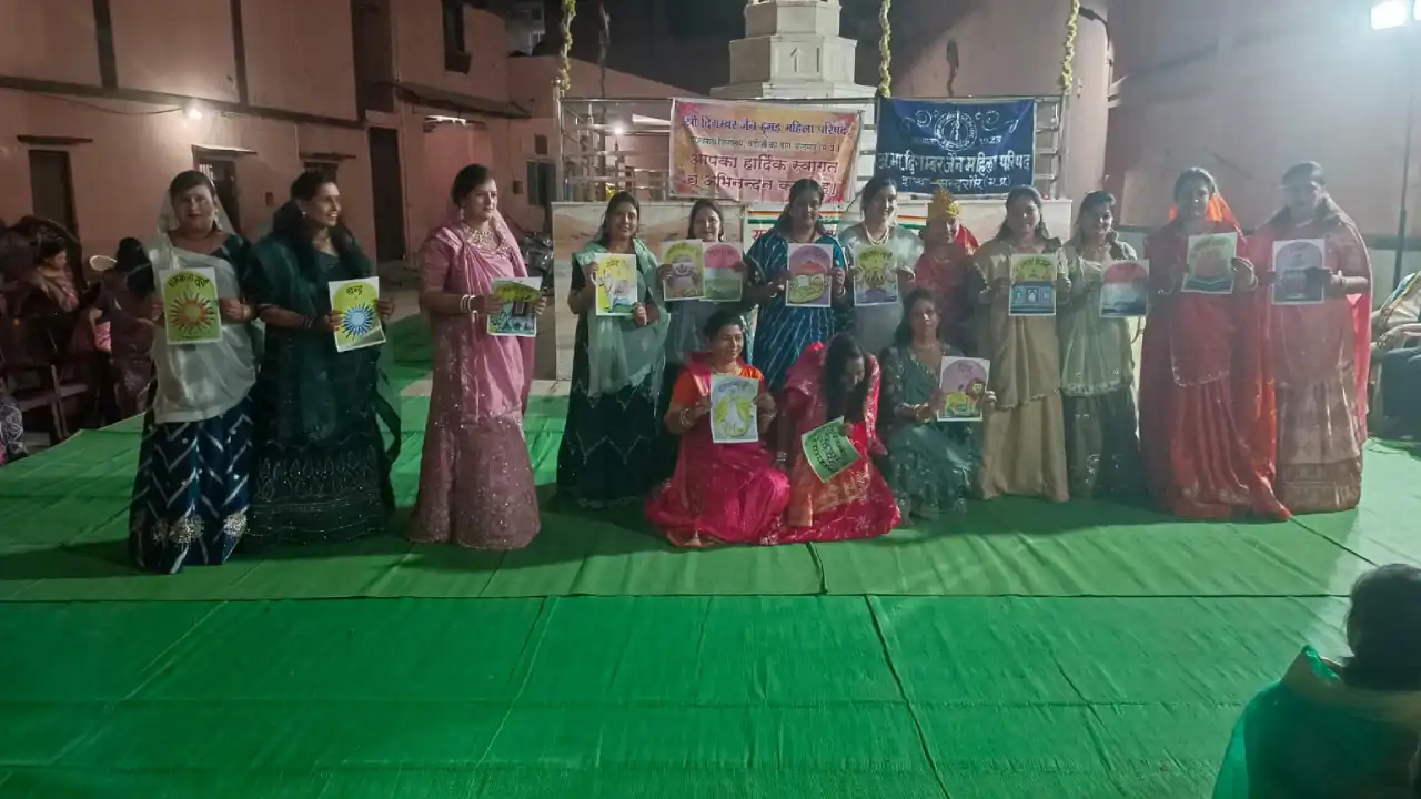 भव्यता और भक्ति से ओतप्रोत रहा संजा समापन समारोह 