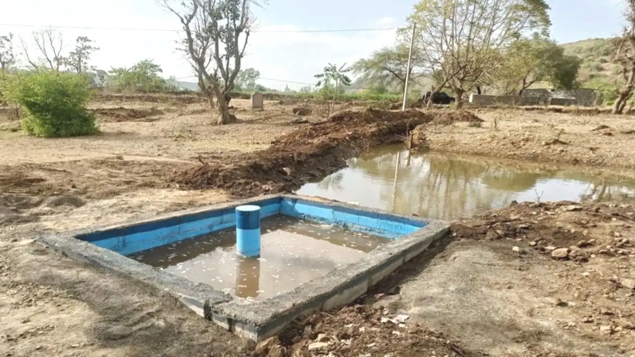 जल गंगा संवर्धन अभियान तहत ग्राम पंचायत सरोदा में तैयार किया 