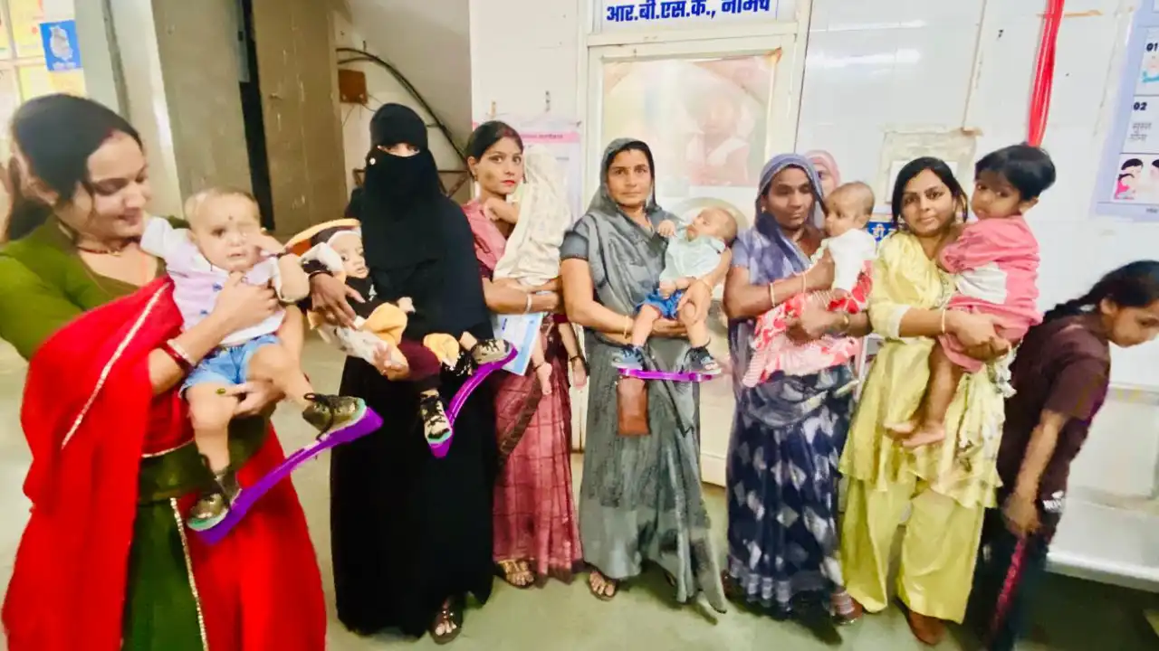 आर.बी.एस.के. तहत वंशिका व यश का क्लब फुट (तिरछे पैर) का हुआ निःशुल्क उपचार