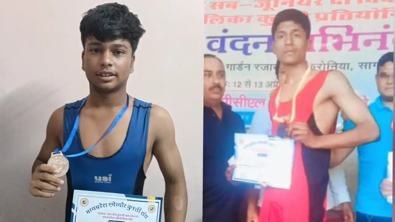 मंदसौर के पहलवानों ने सागर में जीते पदक