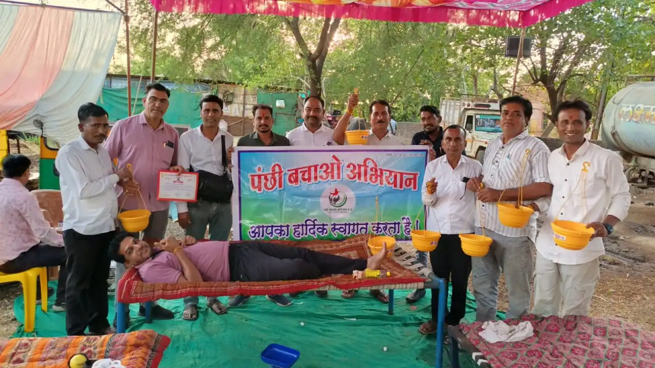 नगराज भेरुजी मेले में उमड़ा सेवा का सैलाब, युवाओं ने किया उत्साह से रक्तदान