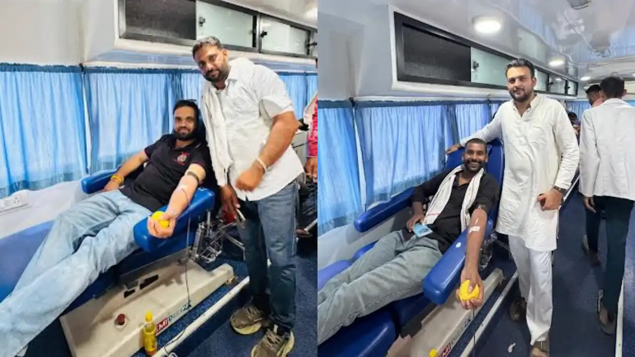 दस सालों से जारी परम्परा रही जारी, सोमिल नाहटा के जन्मदिवस पर हुआ स्वैच्छिक रक्तदान, 40 यूनिट हुआ रक्तदान