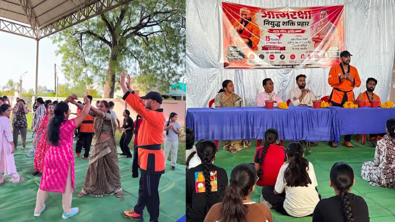 पार्षद भारती पाटीदार की अनुकरणीय पहल वार्ड में लगाया महिलाओं के लिए आत्मरक्षा प्रशिक्षण शिविर