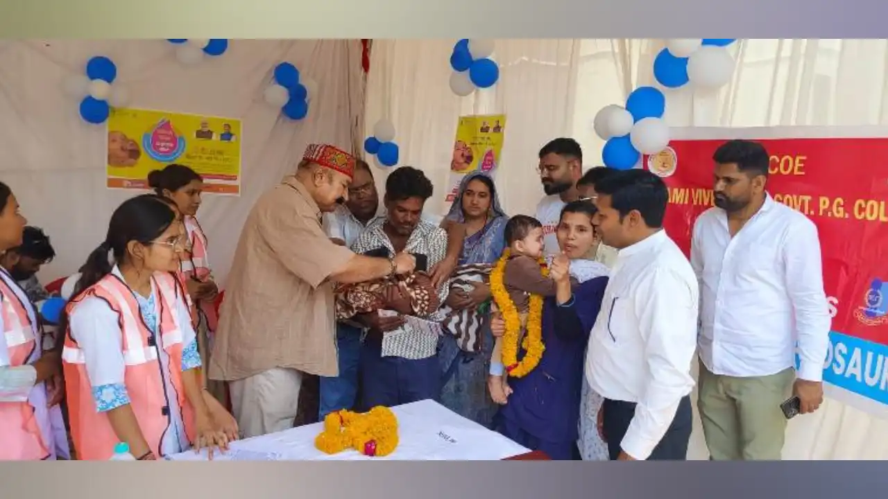 विधायक श्री दिलीप सिंह परिहार ने किया तीन दिवसीय पल्स पोलियो अभियान का शुभारंभ