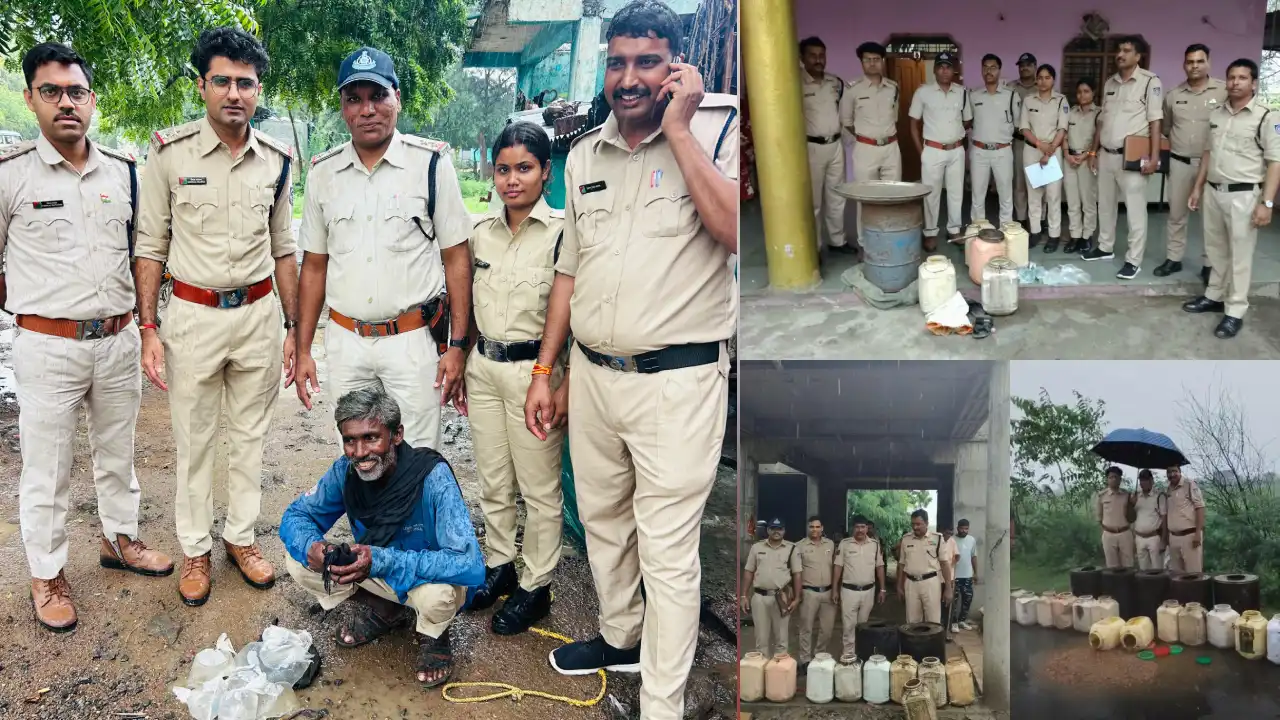 शुष्क दिवस पर अवैध मदिरा के विरुद्ध आबकारी विभाग की सघन कार्रवाई